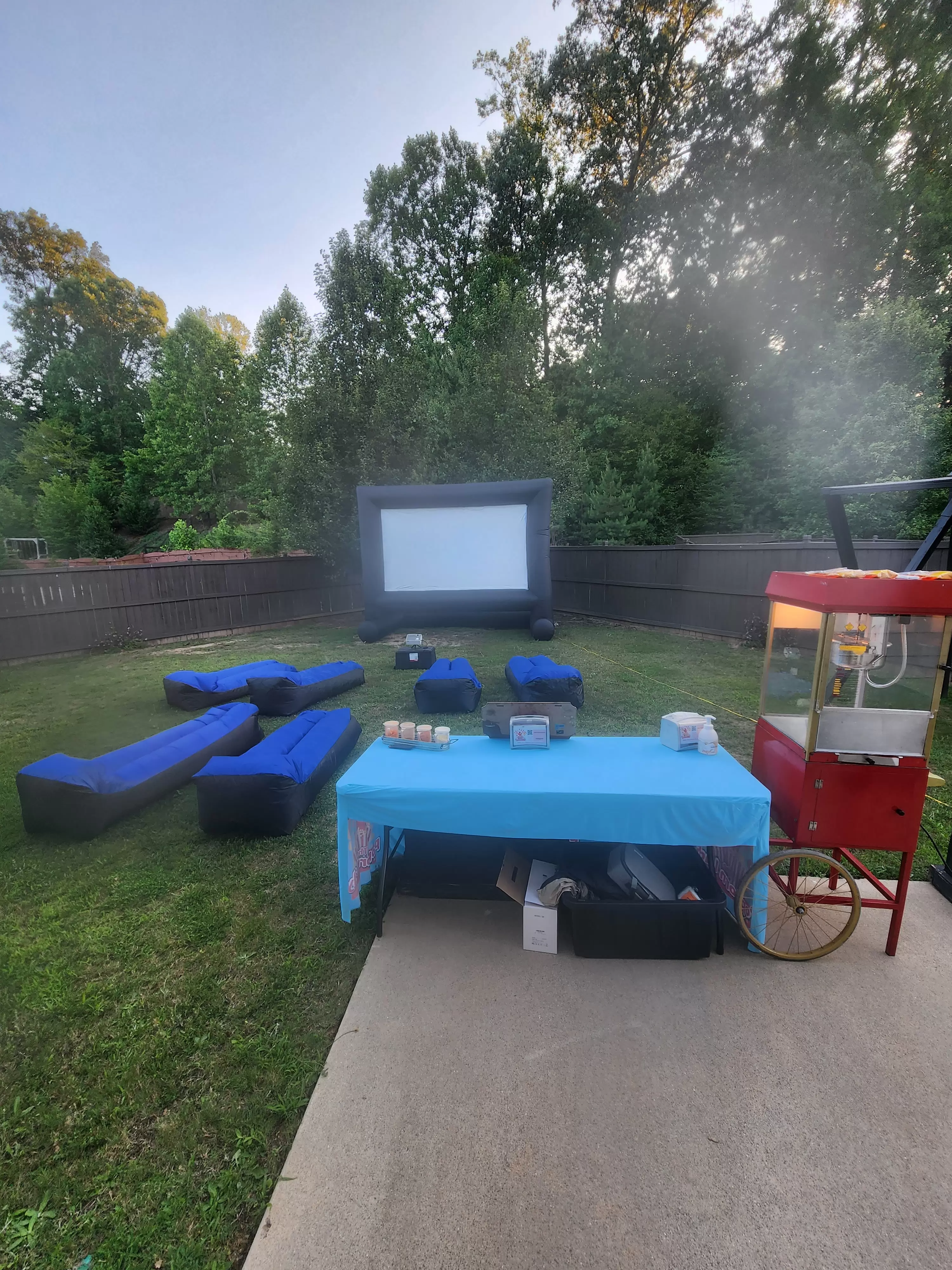Fully Catered Movie Night Package